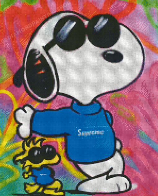 Supreme Snoopy Diamond Painting