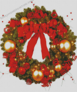 Christmas Wreath Diamond Painting