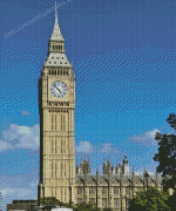 Iconic Big Ben Tower Diamond Painting