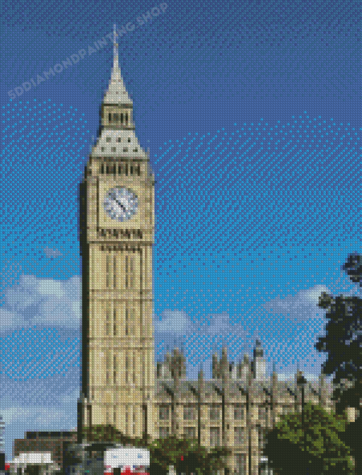 Iconic Big Ben Tower Diamond Painting