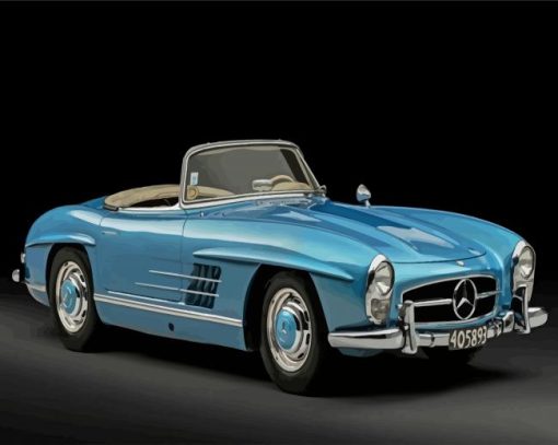 Mercedes SL Diamond Painting