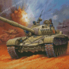 Military Tank War Diamond Painting