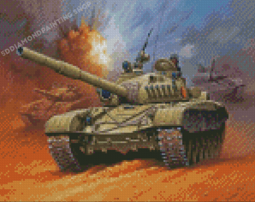 Military Tank War Diamond Painting