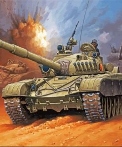 Military Tank War Diamond Painting