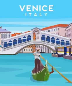 Rialto Venice Poster Diamond Painting