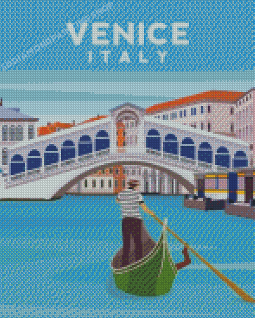 Rialto Venice Poster Diamond Painting