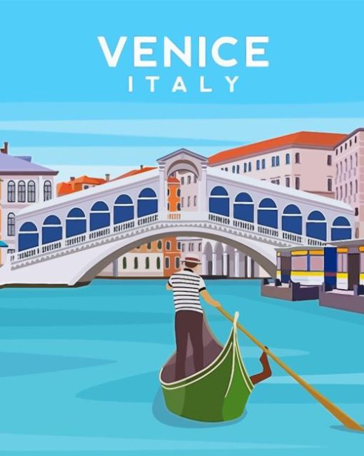 Rialto Venice Poster Diamond Painting