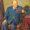 Winston Churchill Diamond Painting