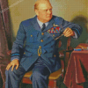 Winston Churchill Diamond Painting