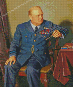 Winston Churchill Diamond Painting