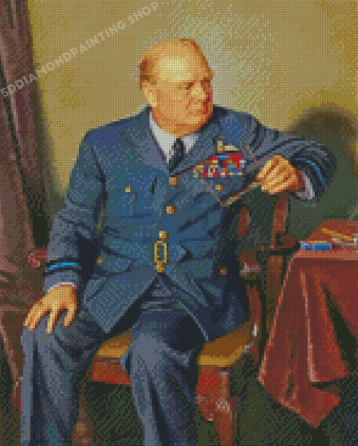 Winston Churchill Diamond Painting