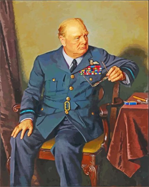 Winston Churchill Diamond Painting