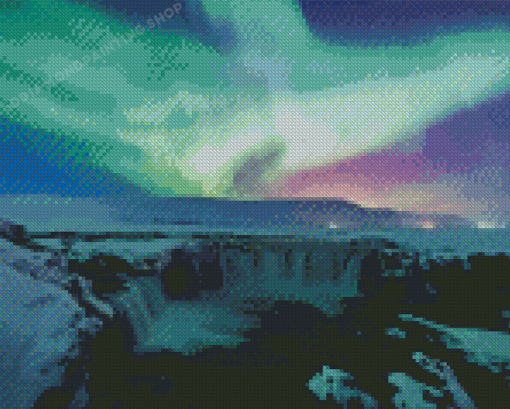 Land Of Northern Light Diamond Painting