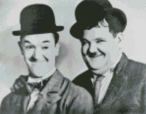 Laurel And Hardy Diamond Painting