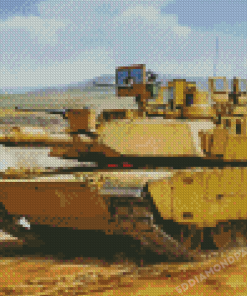 M1a1 Abrams Tank Diamond Painting