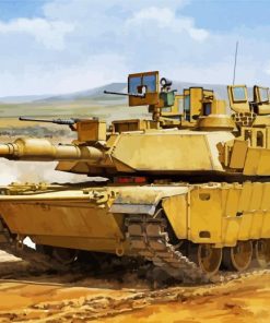 M1a1 Abrams Tank Diamond Painting