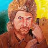 Davy Crockett Illustration Diamond Painting