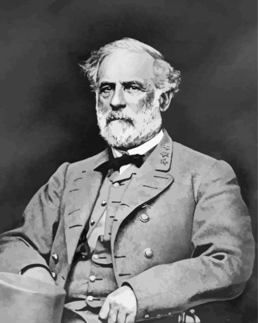 Monochrome Robert Edward Lee Diamond Painting