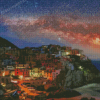 Starry Night In Manarola Diamond Painting