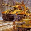 WW2 German Tank Diamond Painting