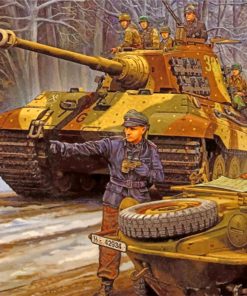 WW2 German Tank Diamond Painting